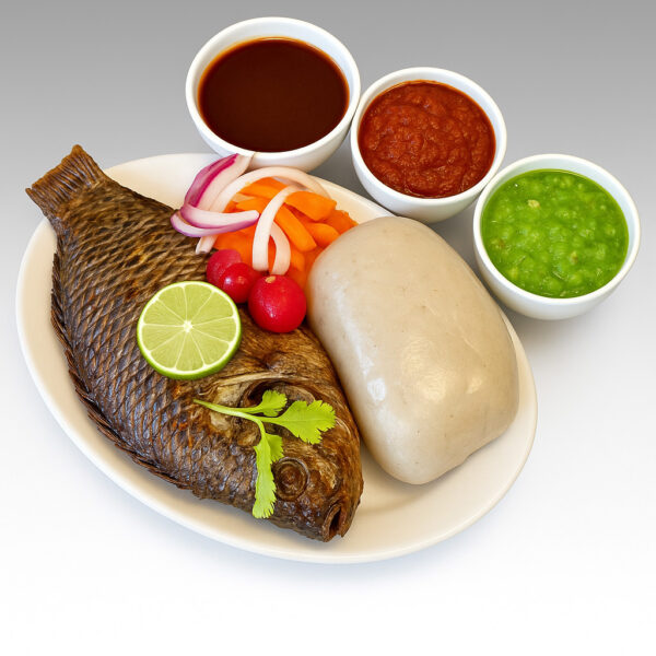 Banku with Hot Pepper