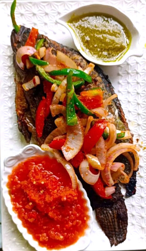 Banku with Grilled Tilapia - Image 3