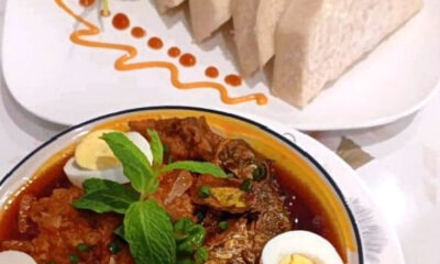 Boiled Yam with Fish Gravy