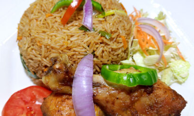 Fried Rice with Grilled Chicken
