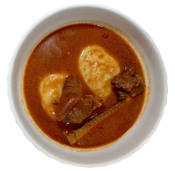 Fufu with Light Soup & Assorted Meat - Image 2
