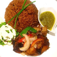 Jollof Rice with Grilled Chicken