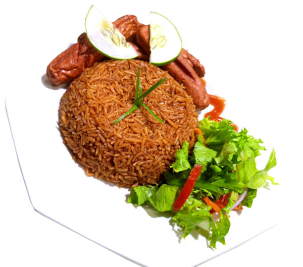 Jollof Rice with Sausage