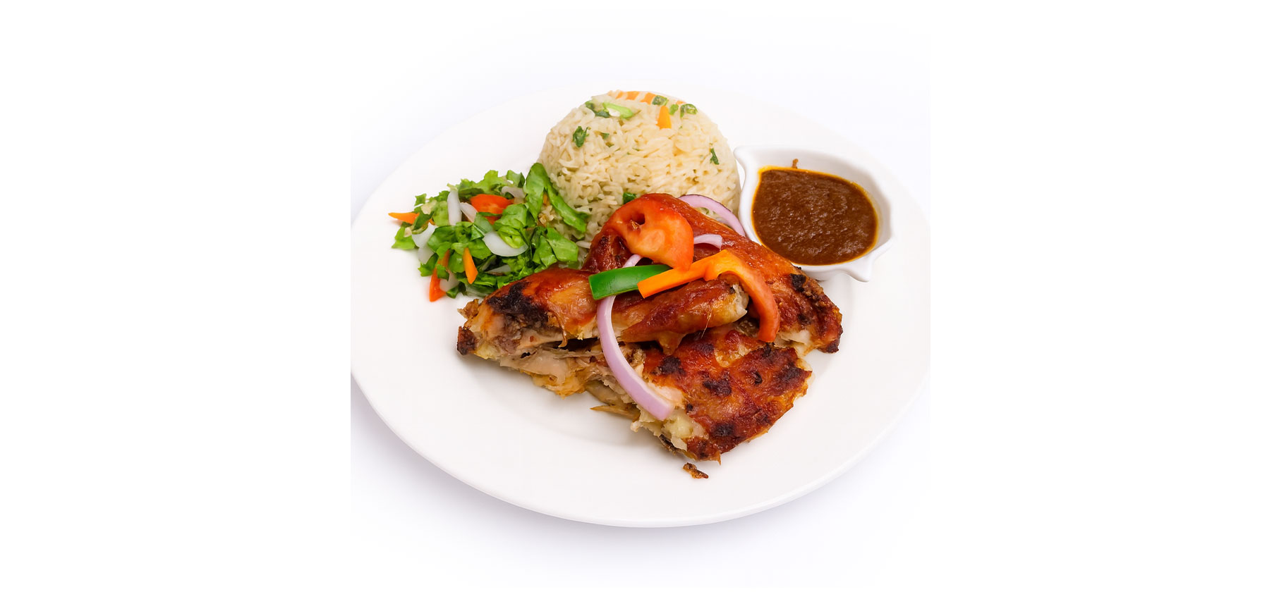 Fried Rice with Grilled Chicken